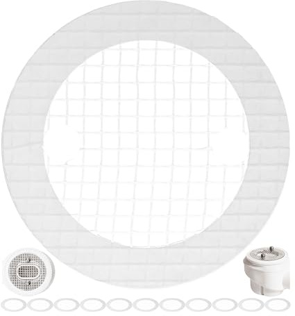 Avloppshårfångare för limning, 12 st, kompatibel med Viega Domoplex duschavlopp, Ø 70 mm diameter engångssil, hårfilter dusch, filterklistermärke för duschkar, självhäftande hårfilter avloppssil