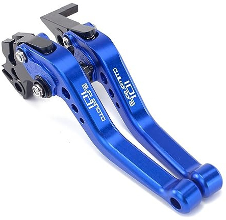 RSFIL Motorrad Kupplung Bremshebel Für Husqvarna 701 Für Enduro 701 Für Supermoto 2017 2018 2019 2020 2022 Control Griffe (Color : S Blue b)