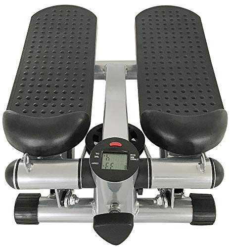 Willonin Mini Stepper,Up Down Swing Stepper Home Trainer,Pasador Portátil Ahorro de Lugar Step Up Home Gym, Entrenamiento Piernas y Brazo (B)