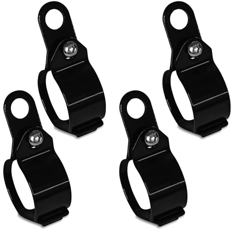 Hirificing 2 Paar Motorrad Blinker Gabelhalterung Fahrrad Halterung Halterung für Blinker 30-43mm Aluminiumlegierung Umzug Gabelhalterung