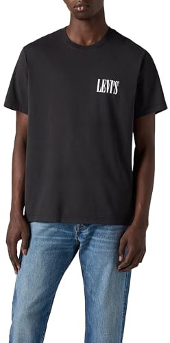 Levi's herr T-tröja Ss Relaxed Fit Tee, Ssnl Serif Logo Mine, S