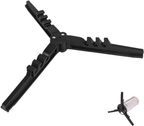 YARNOW Folding Canister Stand and Gas Tank Bracket for Camping Outdoor Use, Portable Propane Holder Tripod Stabilizer, Universal Folding Rack for Hiking and Travel
