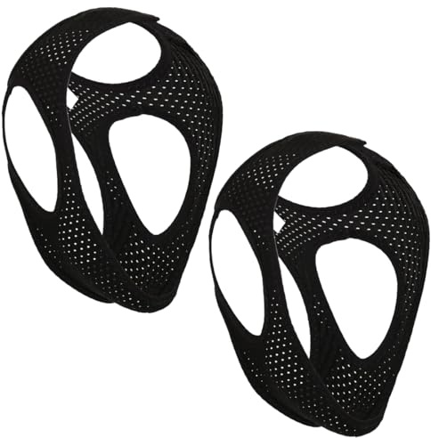 JAWUZ 2 Pezzi Anti Russare Cinturino, Soluzione regolabile anti russamento contro Dispositivi il uomini e donne russare per