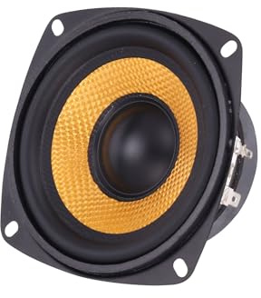 Plmvhpb 1 PièCe SéRie 4 Pouces Haut-Parleur Portable Audio 4 Ohm 15W Haut-Parleur de Basse Bricolage Haut-Parleurs de Caisson de Basses MultiméDia Professionnels pour SystèMe de Son