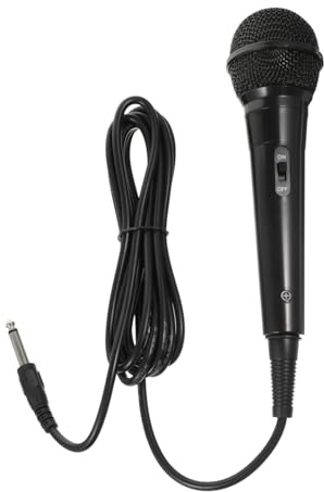 Yardwe Nierenförmiges Kondensatormikrofon für PC und Computer, Schwarz | Kabelgebundenes Modell für Sprachchat und Online Karaoke, Leicht und Tragbar, für Musikliebhaber