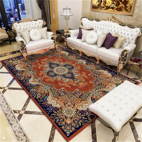 Kunsen Babyzimmer Teppich Junge Flokati Teppich Waschbar Retro-Stil pflegeleicht 200X250CM