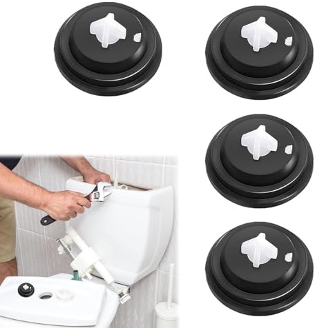 Pack of 4 Replacement Rubber Ball Valve Washers, Spare Rubber Ball Valve WASHERS, Replacement Diaphragm Washer, Fits All Siamp Fill Valves