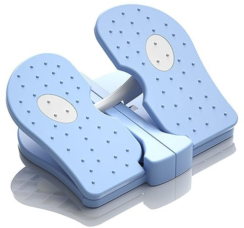 Jauarta Foot Stepper Machine Nylon Reinforced Mini Stepper Trainer Silent Foldable Under Desk Training Trainer (one size)
