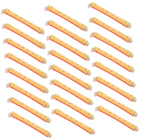 Cabilock 24 Varillas para Permanente de Cabello de Plástico para Crear Ondas Naturales y Rizos Lindos, sin Calor, Adecuado para Uso en Salón Casero y Peinados DIY