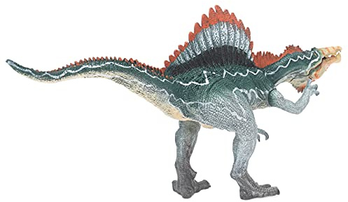OVAQUIXI Realistisk Stegosaurus Dinosauriefigur Actionfigurmodell Leksaker för Barn Pojkar, Miljövänligt PVC-plastmaterial (Ny Spinosaurus)