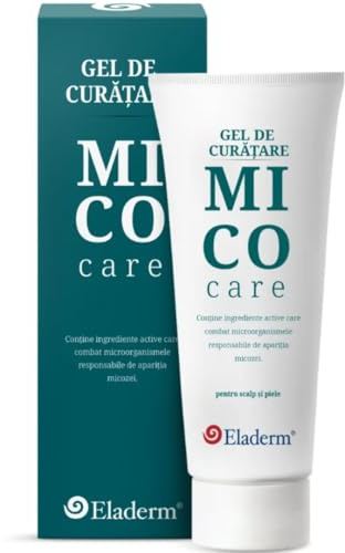 Eladerm ANTIMICOTICO Gel MICO Care 200ml – Forfora, Dermatite Seborroica e Pitiriasi Versicolor - Corpo e Cuoio Capelluto – aiuta per Prurito, Rossore e Dsquamazione, allevia il Fastidio Cutaneo