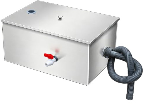 Séparateur de graisse en acier inoxydable 36L pour cuisine et restaurant - Séparation d'huile et d'eau