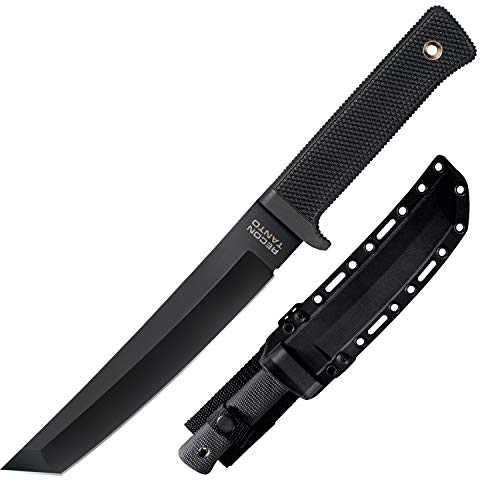 Cold Steel 49LRT Unisex – Erwachsene, Recon, Outdoormesser, Tanto Klinge, Griff: Krey Ex, SK5 Kohlenstoffstahl, scharfes Messer für Abenteuer, Liebhaber, Outdoor Tool, Mehrfarbig, normal