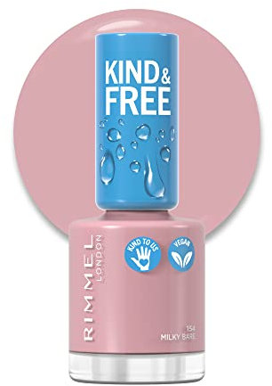 Rimmel Nail Polish, 154 Milky Bare, 8 ml (Pack of 1)