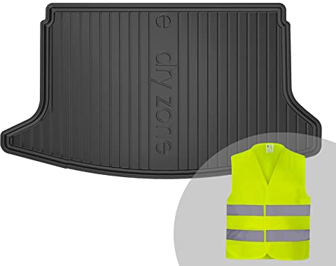 FROGUM DryZone Gummimatte Ganzjährige Praktische Auto Kofferraummatte Kofferraumwanne passend für Hyundai i30 III N Performance ab 2017 | Hohe Kante | Robust und langlebig