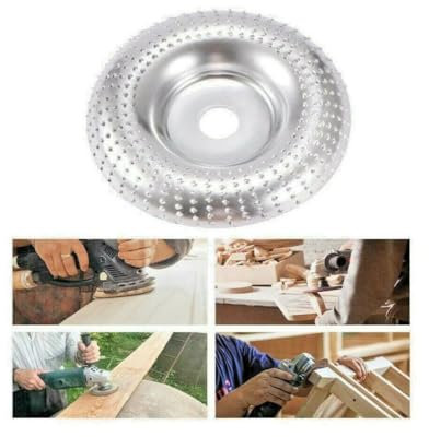 OISE ART STORE Trade Shop - Disco per Smerigliatrice Angolare Raspa Levigatura Intaglio Legno 125 Mm 66014