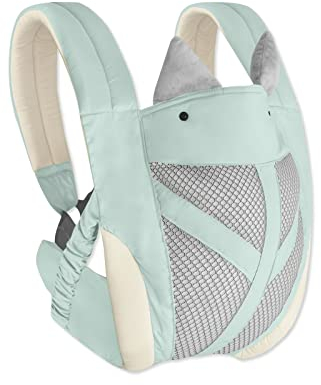 SONARIN Atmungsaktive Leichte Babytrage,3-in-1 Baumwolle Babytragetasche Ergonomisch Kindertrage Baby Tragesystem für Neugeborene ab Geburt 0-36 Monate,Bauchtrage Rückentrage(Blau)
