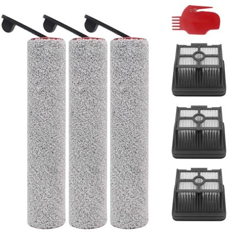 DingGreat Accessori per aspirapolvere Dreame H12 Pro/H12 Dual/H13 Pro/H13 Pro Plus senza fili per aspirapolvere a umido e a secco, contiene 3 spazzole principali, 3 filtri cartuccia HEPA, 1 spazzola