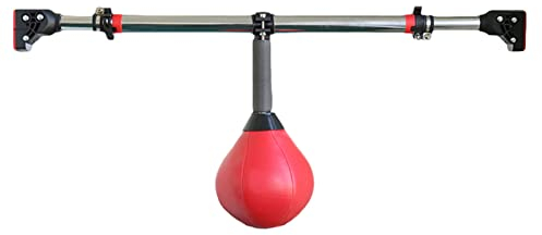 Flexible Reflexbälle aus Leder: Tragbare Speedbags zum Stressabbau, Boxtraining und zum Schlagen in den Türrahmen – Ideal für Erwachsene, Kinder und Jugendliche