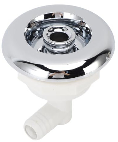 Boja de Chorro de Bañera Universal, Chorro de Salida de Agua de Acero Inoxidable para Bañera de Hidromasaje, Chorro de Spa de Piscina de Masaje Ajustable, Accesorio de Hidroterapia de Bañera de
