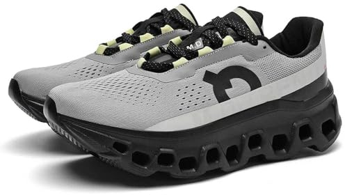 ZBDP - Scarpe da ginnastica da tennis, palestra, atletica, casual, sport, maratona, jogging, comode, da uomo, D82 9912 Grigio Scuro, 42.5 EU