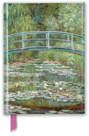 Claude Monet: Bridge over a Pond of Water Lilies (Foiled Journal) (Flame Tree Notebooks)
