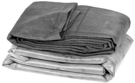 Custom Pro EPDM Pond Liner and Protective Underlayment 5x7 Foot Combo Kit - Over 400% More Puncture Resistant Than EPDM Alone - Easy to Install, Durable, Fish and Plant Safe