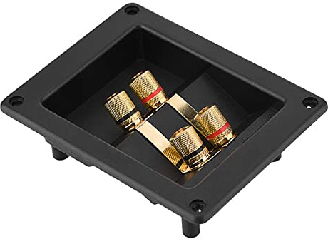 Connettore Altoparlante, Morsettiera in Rame per Subwoofer con Terminale Stabile, Connettore Cavo Audio di Alta Qualità for Impianto Audio Auto e Casa