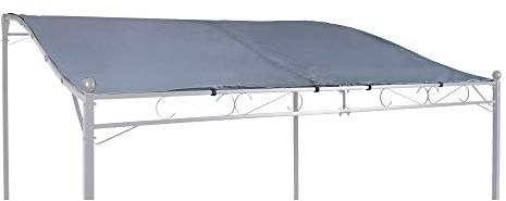 Linder Exclusiv GmbH Ersatzdach für Anbaupavillon grau 2,5 x 3 m