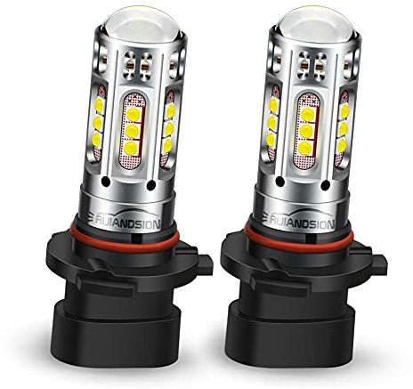 Ruiandsion 9005XS LED Fog Light Bulbs White 10-30V Super Bright HB3A 3030 25SMD LED Bulb with Projector Replacement for Car Fog Lights DRL