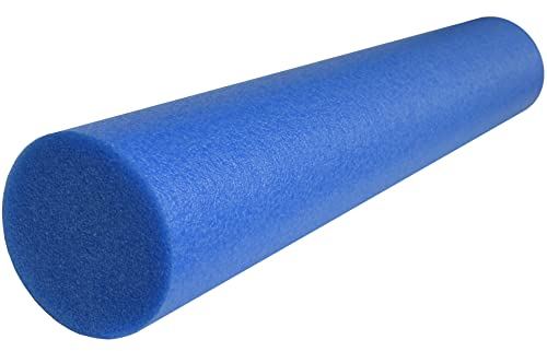 Conipa® - 1 Stück Pilates Rolle (90 x 15 cm) aus EVA-Hartschaum (weich) - Lange Yoga-Rolle für Sport, Gymnastik, Rücken & Wirbelsäule - Pilates-Rolle & Faszienrolle für Streching - Foam Roller (Blau)
