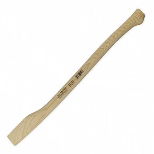 Germania Axtstiel 90 cm 2 kg aus Esche in Kuhfußform - Holz-Stiel für Axtkopf 900 mm