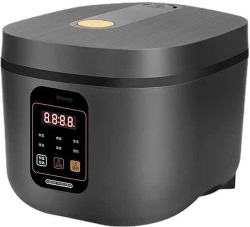 ZORZA Cuociriso, cuociriso intelligente, cuociriso multifunzione da 2/3/3,8/5 litri, conservazione automatica del calore, padella antiaderente interna in lega di alluminio,Smart style,5L