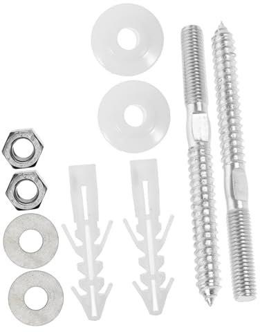 Gadpiparty Befestigungsschrauben Für Waschbecken Abs 10x120mm Verlängert Mit Dichtung Hängewaschbecken Montage Satz
