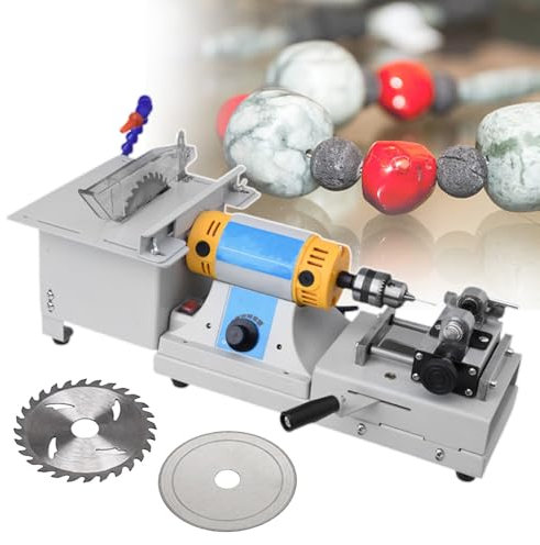 pealiritansemen Strumento Elettrico per Intaglio di Giada per Gioielli, Strumento Elettrico per Intaglio di Scalpello per Lavorazione del Legno, Sega per Lucidatura E Taglio