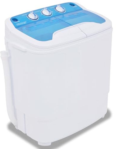 Sufrk Mini Lavatrice a Vaschetta Doppia 5,6 kg-Lavatrice,Mini-Lavatrice,per campeggiatori,per Single,Studenti,capacità di Lavaggio da 5 kg