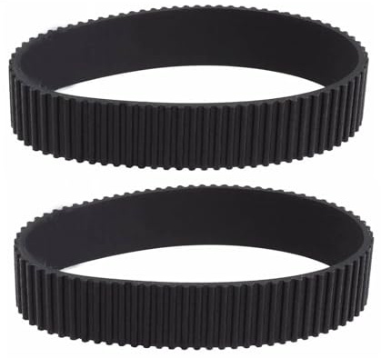 Newyuan 2 pièces de courroies d’entraînement en caoutchouc pour rabot, CT2610387984 HTD201-3M-14 à 67 dents, courroie de distribution synchrone à boucle fermée compatible avec Bosch Skil