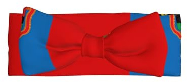 SSIULUS Haarband mit Schleife von Kemerovo, weiches Polyester, mit niedlichem Schleifen-Design, dehnbar und bequem