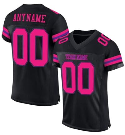 American Football Trikot Erwachsene Kinder Individuelles Rugby Trikots Spieltrikots Sports Tops Kurzarm T-Shirts Casual Oberteil Locker Uniformen Spieltrikot 31