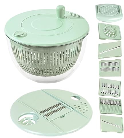 Escurridor con rebanador para ensalada Multifuncional, Cocina, Secador,