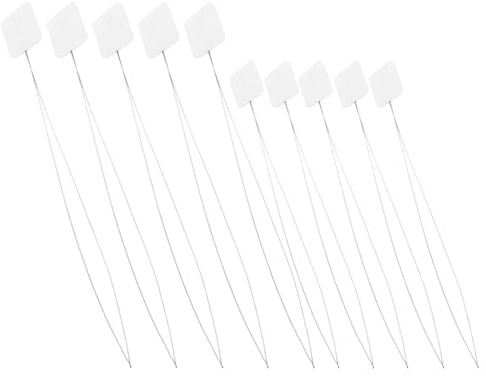 DECHOUS Infila-Ago in Filo D’Acciaio Resistente Set da 10 Pezzi per Punch Needle Fai da Te Ausilio Portatile per Infilare L’Ago e Filo da Ricamo Strumento Artigianale per Cucito a Mano