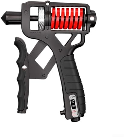 Pinza de mano ajustable de diseño innovador con un sistema de conteo mecánico fiable de 10 a 100 kg (BlackB)