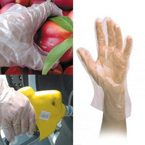2000 X Guanti in polietilene usa e getta ortofrutta e benzinaio