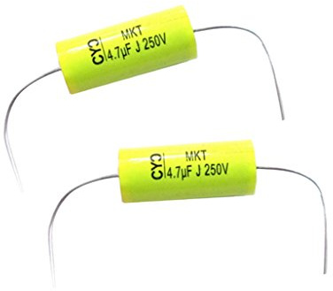 MagiDeal 2 Stücke 250 V 4.7uf Audio Lautsprecher Teiler Crossover Non-Polarity Kondensator