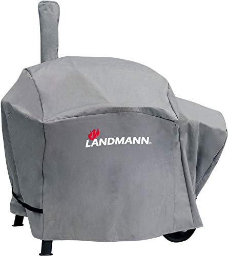 Landmann Grillabdeckung | PVC Grillzubehör - Wetterfest | Abdeckhaube für Grills | Grillhaube, Abdeckplane für Outdoor | Wetterschutzhaube für Grill - reißfest | 130x78x145 cm