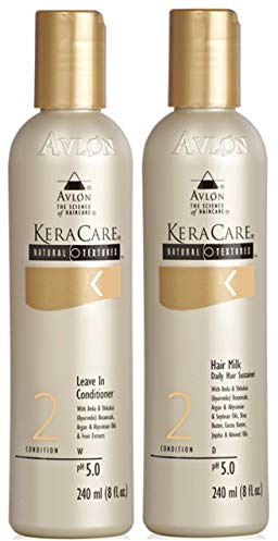 Avlon Keracare Natural Textures Acondicionador sin enjuague 240ml con leche para el cabello 240ml