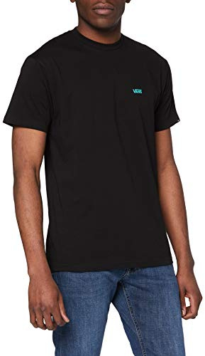 Vans Herren Logo auf der linken Brust T-Shirt, Blk-Waterfall, L