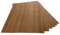 WoodPress® Echtholzfurnier aus echtem Mahagoni, 6 Bögen, A4-Größe (ca. 21 cm x 29 cm), Furnier für Marketerei, Modellbau und Möbelreparatur
