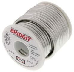 USA Made Lead Free Solder,Safety High Strength Nicke-Bearing Bridgit Solder 1/8 Dia, 16 oz, Silver, Solid Tough Gap Filler Solder Wire for Plumbing HVAC Copper Fittings (Pack of 1)