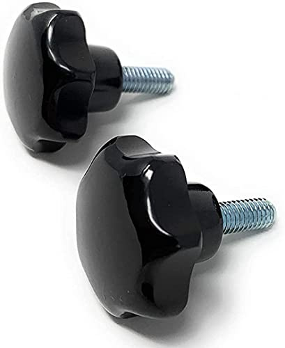 Design61 2er Set Sterngriff Handrad M8 x 20 mm Ø40 mm